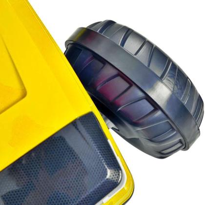 Imagem de Trator Infantil Passeio E Pedal Politractor Amarelo 7591 - Poliplac