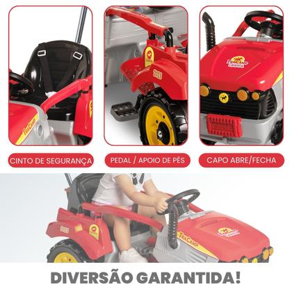 Imagem de Trator infantil TraCamp Passeio e Pedal 