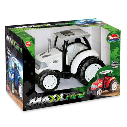 Imagem de Trator Rural Miniatura De Brinquedo Infantil Criança Brincar