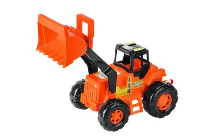 Imagem de Trator Truck Escavadeira Grande Com Pá Articulado Brinquedo Infantil Criança