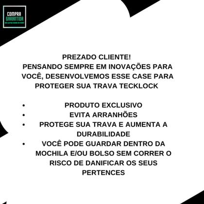Imagem de Trava Antifurto Moto Freio Manete Manopla + Brinde