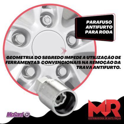 Imagem de Trava Antifurto Parafuso Roda Mcgard Tiggo 5x Pro 2023 2024