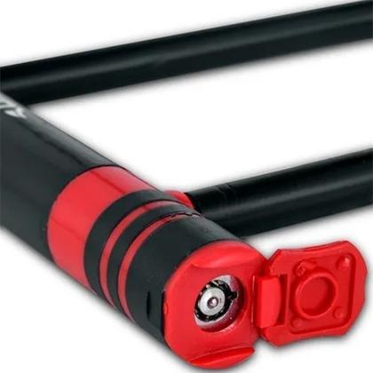 Imagem de Trava Cadeado Para Moto Bicicleta Eletrica Em U Com Suporte