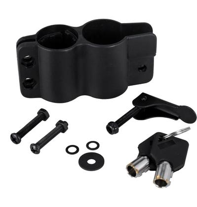 Imagem de Trava Cadeado Para Moto Bicicleta Eletrica Em U Com Suporte