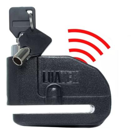 Imagem de Trava de Moto Cadeado com Alarme Discos de freio