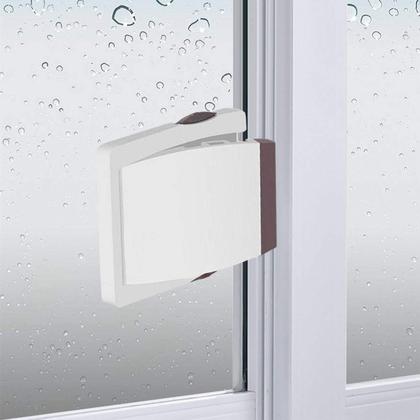 Imagem de Trava de Porta Janela Deslizante Segurança Criança Bebe Pet Porta de Correr Bloqueio Fechadura Armario Guarda Roupa Proteçao Duravel Resistente