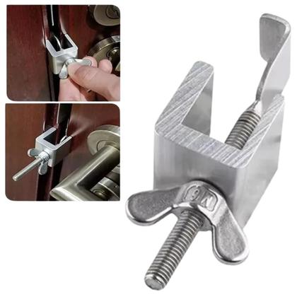 Imagem de Trava De Porta Portátil P/ Hotel Fechadura Universal Interna