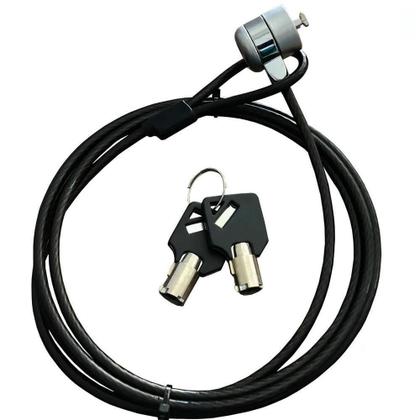 Imagem de Trava De Segurança Para Notebook Com Chave 1,5 Metros Feasso