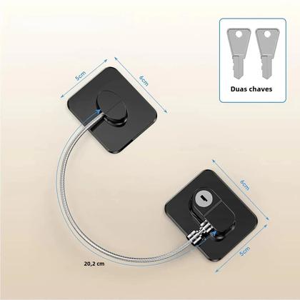 Imagem de Trava De Segurança Para Refrigerador Para Bebês, Trava De Armário Infantil, Trava De Porta De