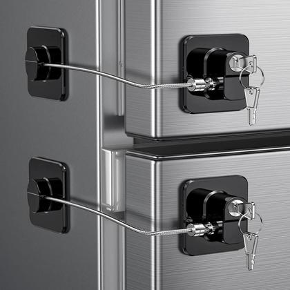 Imagem de Trava De Segurança Para Refrigerador Para Bebês, Trava De Armário Infantil, Trava De Porta De