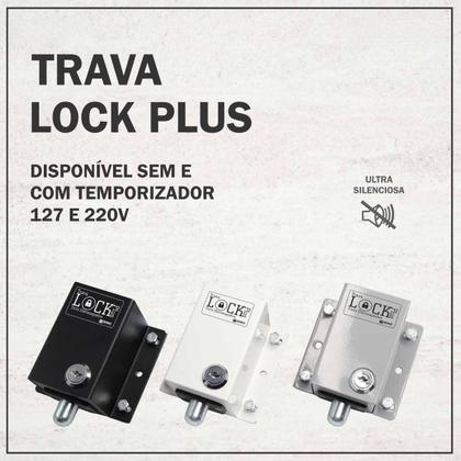Imagem de Trava eletromagnetica lock plus sem temporizador 127v ipec