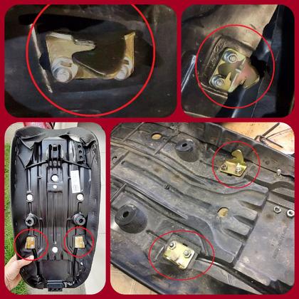 Imagem de Trava Fixado No Banco Cg 125 / Today 125 / Titan 125 Até 99