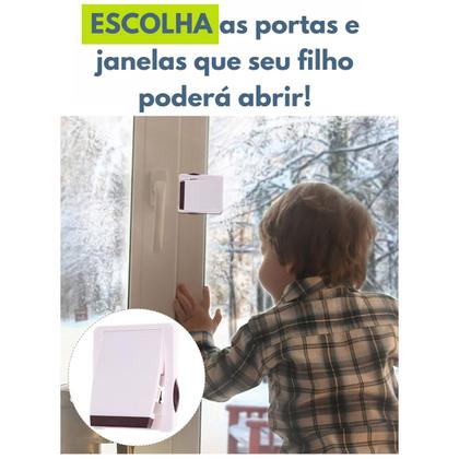 Imagem de Trava para Janela Porta Deslizante Bebe Criança Pet Segurança Bloqueio Fechadura Porta de Correr Armario Guarda Roupa Proteçao Resistente Seguro