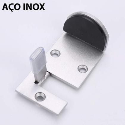 Imagem de Trava Porta Aço Inox Prendedor Fixador Versátil Resistente