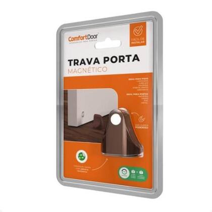 Imagem de Trava Porta Magnético Fixador Adesivo 3m Comfortdoor Oferta