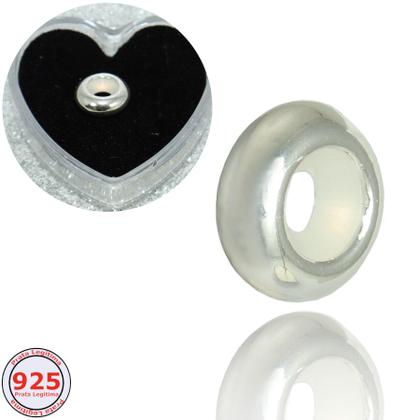 Imagem de Trava Separador Espaçador Stopper Prata Pulseira Berloqueira