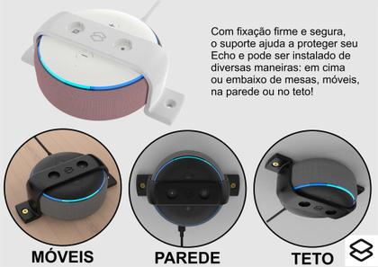 Imagem de Trava Suporte Anti Furto Compatível Com Alexa Echo Dot 3