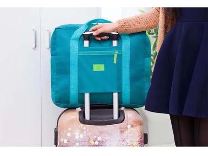 Imagem de Travel Bag Bolsa/ Sacola Dobrável De Viagem Prende Na Mala
