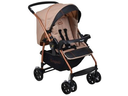 Imagem de Travel System Burigotto Carrinho de Bebê com Bebê Conforto Rio K + Touring Mon Amour Bege