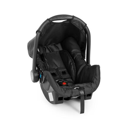 Imagem de Travel System Galzerano Carrinho de Bebê Milano Reversível Ii com Bebê Conforto Grid Preto Cobre