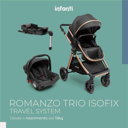 Travel System Romanzo TRIO ISOFIX - Infanti - Carrinho com Bebê