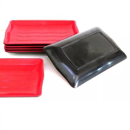 Imagem de Travessa Bandeja Oriental 21x13 Melamina Prato Japones Sushi
