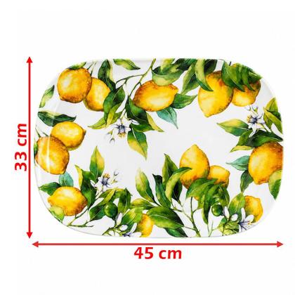 Imagem de Travessa Bandeja Sicília Retangular Em Melamina De 45x33cm