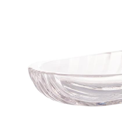 Imagem de Travessa de cristal leaf Folha lyor 39,5x14x3cm