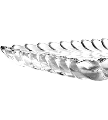 Imagem de Travessa Geneva Com Pé 30cm Por 16,5cm Retangular Em Cristal Ecológico Wolff