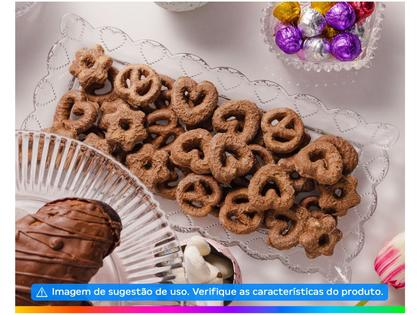 Imagem de Travessa Retangular Heart em Cristal 36,5Cm - Lyor