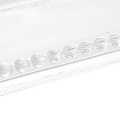Imagem de Travessa Wolff Pearl De Cristal Incolor Cor Transparente