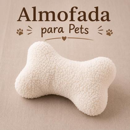 Imagem de Travesseiro Almofada Brinquedo Pet Cão Gato Cachorro 10x20cm