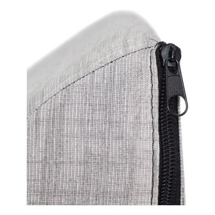 Imagem de Travesseiro Almofada Tringalular Encosto Apoio Costa Leitura Com Capa Cinza