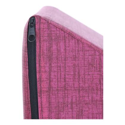 Imagem de Travesseiro Almofada Tringalular Encosto Apoio Costa Leitura Com Capa Pink