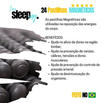 Imagem de Travesseiro Anti Apneia Magnetico SHOX Alivia Dor Ortopedico com capa