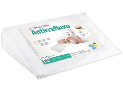 Imagem de Travesseiro Anti Refluxo Bebê Fibrasca Z4183 58x37x12cm Branco
