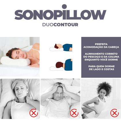 Imagem de Travesseiro anti ronco nasa original alivio das dores luxo