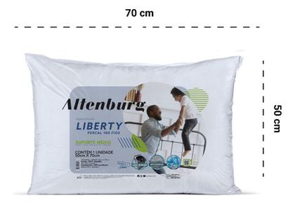 Imagem de Travesseiro Antialérgico Liberty Altenburg 50x70 Cm 180 Fios