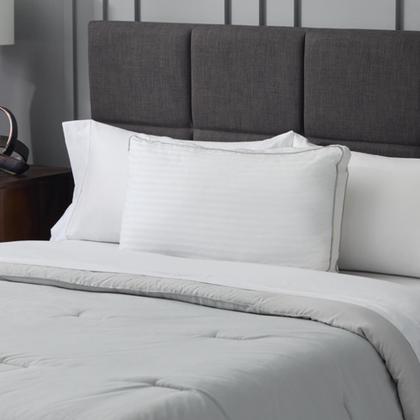 Imagem de Travesseiro Branco Fibra de Bambu Alto Firme Premium Anti Alergico AntiMofo