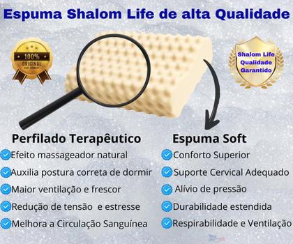 Imagem de Travesseiro Casca de Ovo Perfilado Terapêutico com Infravermelho Longo Magnético-Shalom Life