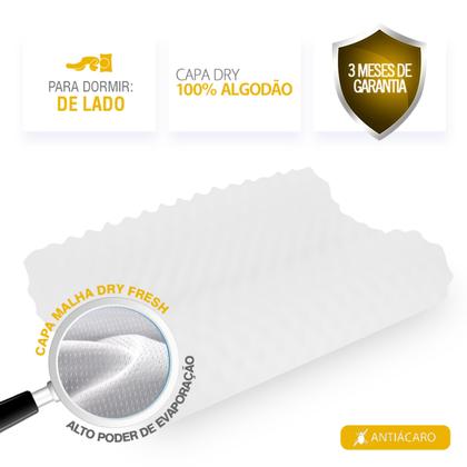 Imagem de Travesseiro Cervical Em Formato Ortopédico 50x70 - Duoflex