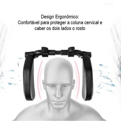 Imagem de Travesseiro Couro Encosto De Cabeça Para Assento De Carro