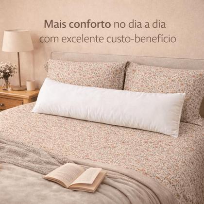 Imagem de Travesseiro de Corpo 40cm x 1,30m Soft Touch Branco