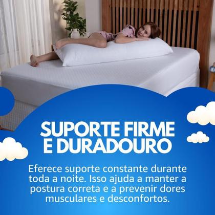Imagem de Travesseiro De Corpo Com Fronha MicroPercal 200 Fios Fibra De Silicone 