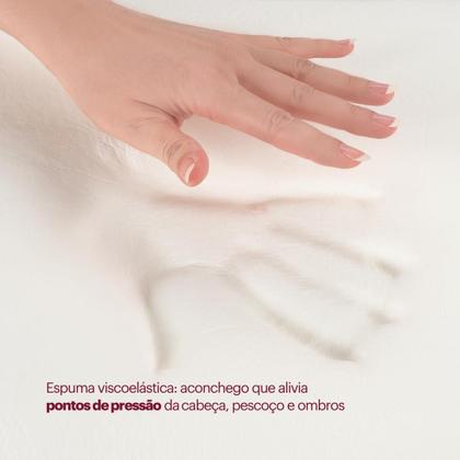 Imagem de Travesseiro de Espuma Viscoelástica Basic Orthocrin NASA Visco Soft 45x65x10