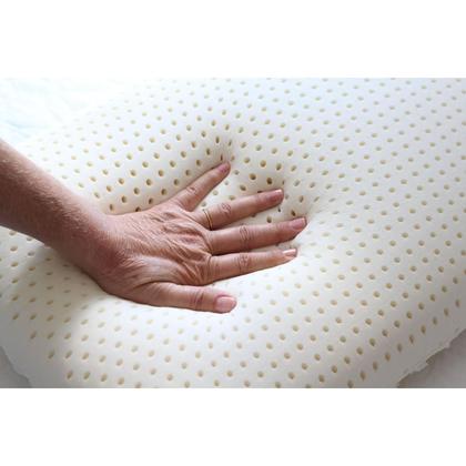 Imagem de Travesseiro de Látex 50x70cm Algodão Percal 230 fios Basic Soft Dunlopillo