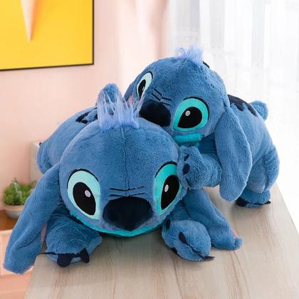 Imagem de Travesseiro de Pelúcia MINISO Puppy Stitch Azul - Brinquedo Infantil para Presente de Aniversário