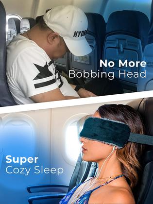 Imagem de Travesseiro de viagem SeatSleeper Alternative com alças de cabeça