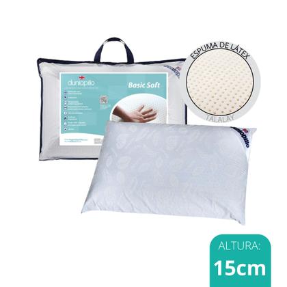 Imagem de Travesseiro Dunlopillo Basic Soft - 100% Látex - Macio