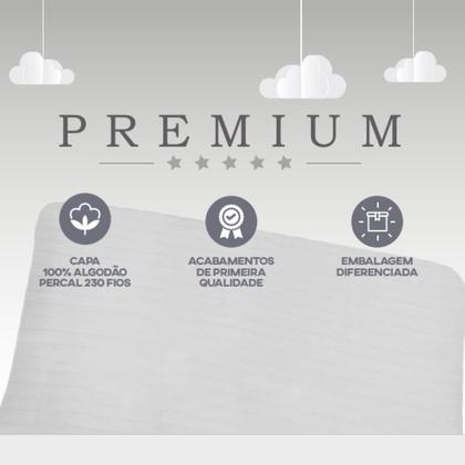 Imagem de Travesseiro Duoflex Altura Regulável NATURAL LÁTEX PREMIUM, com 04 opções de altura, 50 x 70 cm
